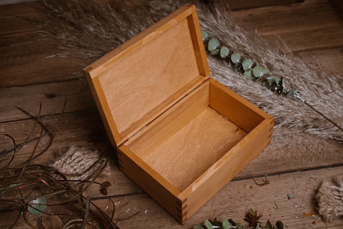 4x6 wooden photo box
