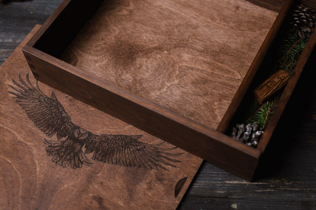 photography wooden boxes